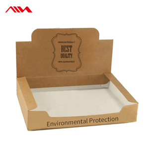 热卖商店促销纸板瓦楞柜台展示盒纸板桌面PDQ宠物食品展示 - Product Image 1