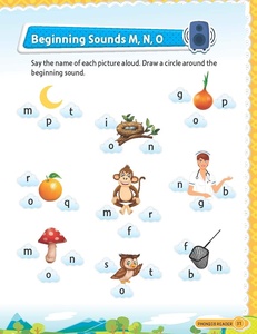 หนังสืออ่านออกเสียงสำหรับเด็กเรียนรู้ตัวอักษร, สัตว์, พูดและสะกด - Product Image 4