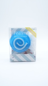 Sapone di riempimento con rotolo di uova fatto a mano giallo e blu affascinante sapone rotondo sapone antibatterico per casa e ritorno a scuola - Product Image 6