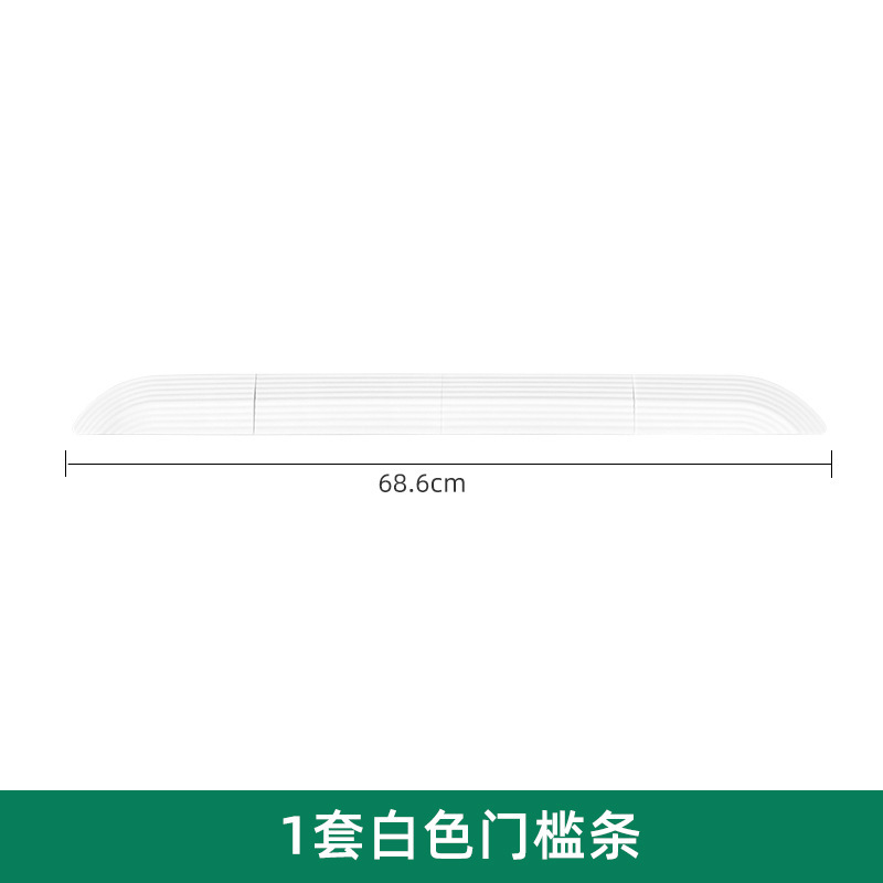 Un ensemble de bandes de seuil blanches