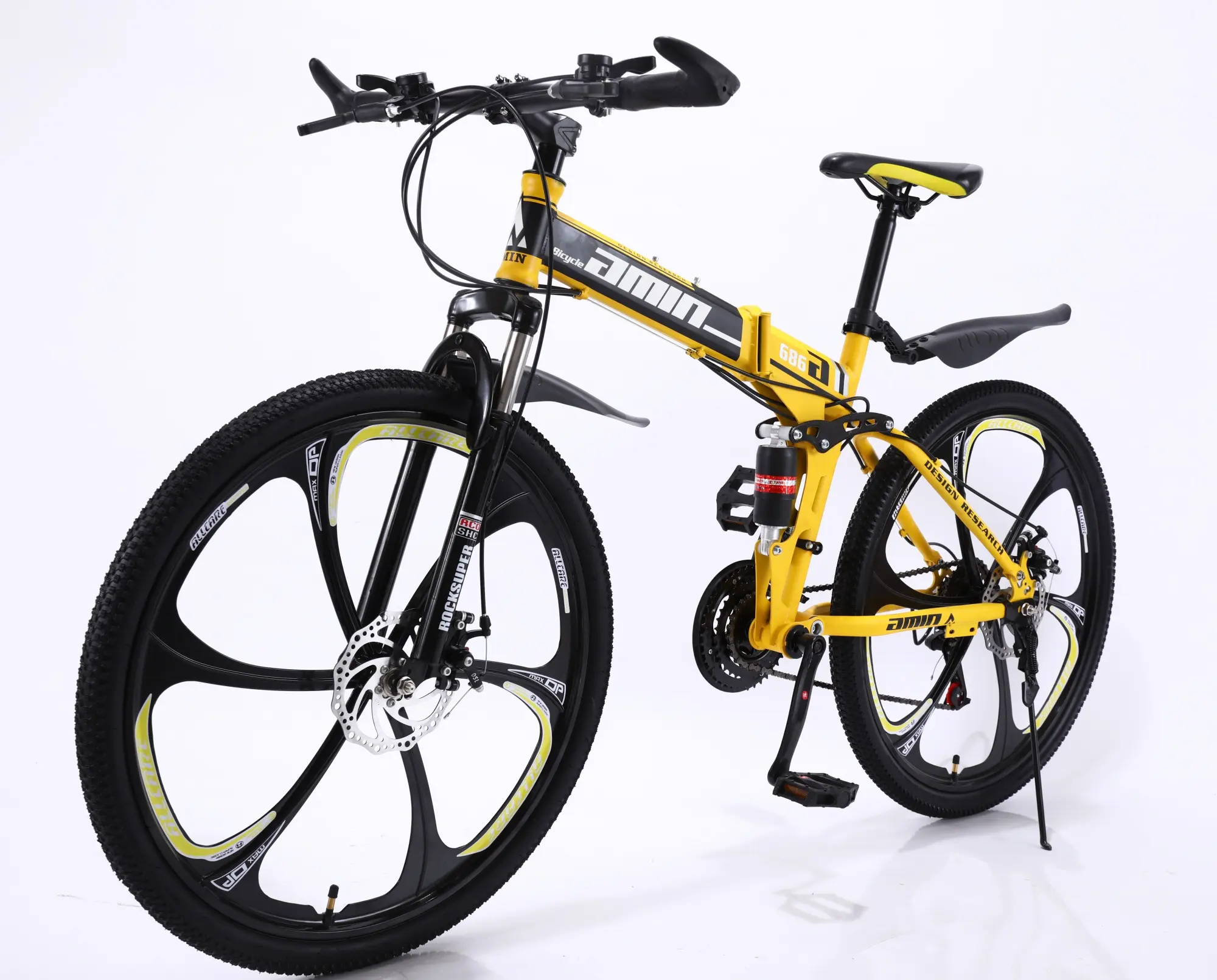 Sepeda gunung lipat 26 inci dewasa, sepeda gunung lipat murah dengan kualitas baik lipat mudah dibawa 2024