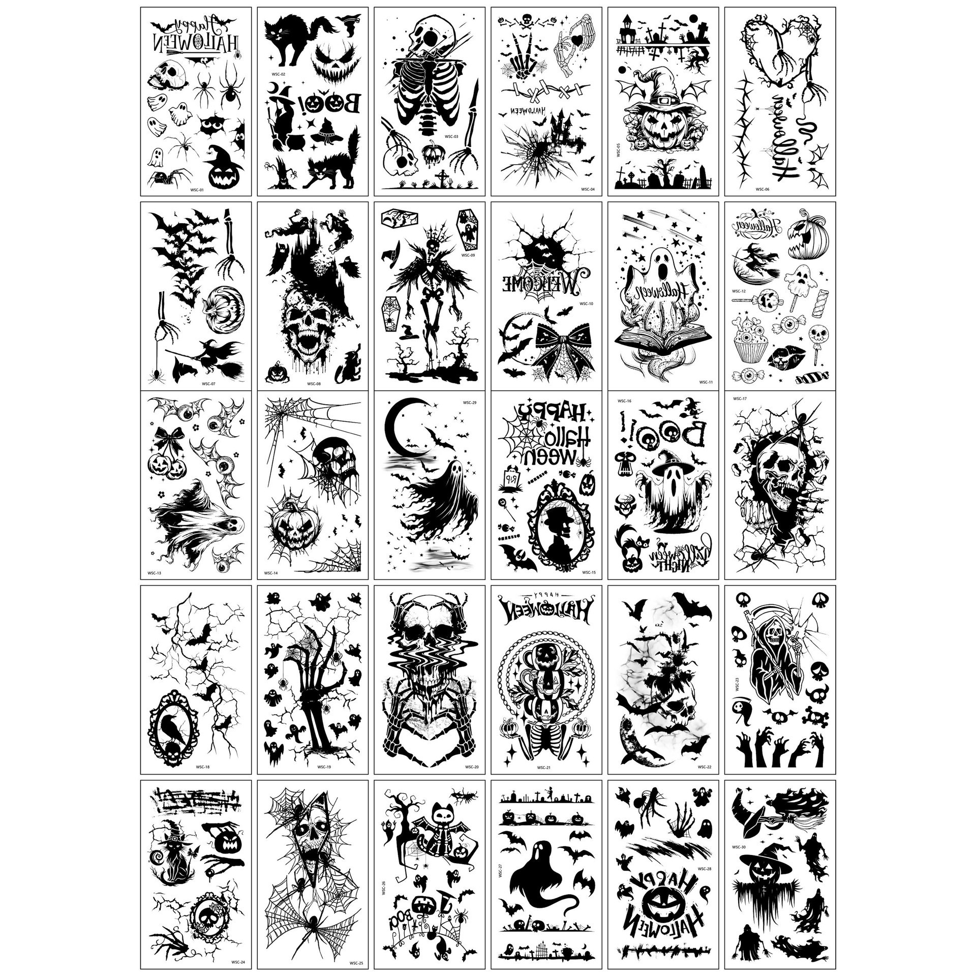 Diseños oscuros de Halloween - 30 diseños