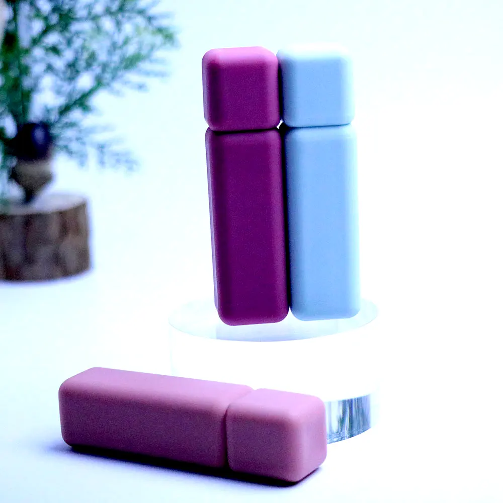 Schlussverkauf luxuriöse Lipgloss-Röhrchen 5 ml leere Lipgloss-Röhrchen Kunststoffverpackung 5 ml Mini-Lippenstift-Rohr