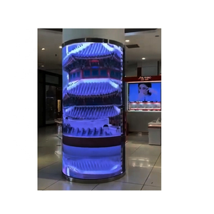 P1.86 P2 P2.5 P3 P4 P5ในร่มโค้ง Led แผงนุ่มโมดูล Led P2.5ยืดหยุ่นจอแสดงผล Led โมดูล