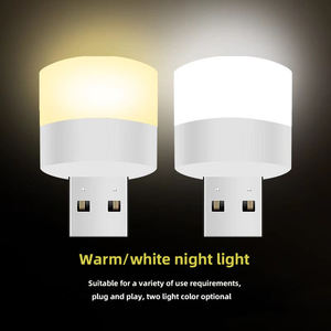 Hot Sale LED Eye Protection Reading Light USB Plug <strong>Lamp</strong> Mobile Power <strong>Charging</strong> Small Book <strong>Lamp</strong> Small Round Light Night Light - Product Image 3
