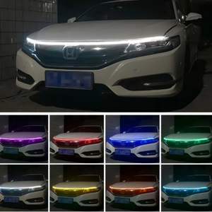 LED ban ngày chạy DRL bắt đầu quét tự động hướng dẫn dải ánh sáng màu duy nhất môi trường xung quanh đèn linh hoạt 12V Xe mui xe Đèn trang trí - Product Image 2