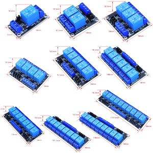 Relais modul 1 2 4 6 8 10 Kanäle 5V 12V 24V DC-Optokoppler-Isolation High Low Level Trigger Development Board Relais 12V 24V - Product Image 4