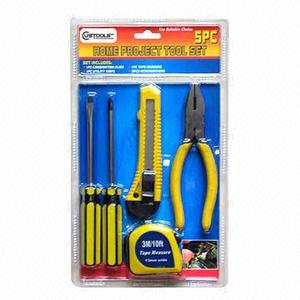 El aracı kiti yüksek kaliteli 5 parçalı ev projesi aracı seti ile çift Blister ambalaj - Product Image 1