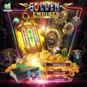 Dikey çoklu oyun altın Empires 43 inç kavisli ekran sikke işletilen kabine altın empempbeceri oyun makinesi kurulu - Product Image 1