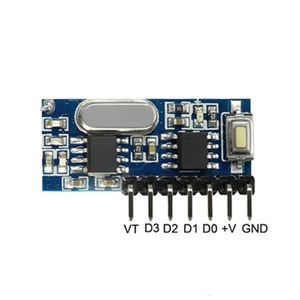 RX480E-4 QIACHIP 4 canali RF ricevitore Wireless 433Mhz modulo di codifica per luce relè motore apprendimento 1527 - Product Image 6