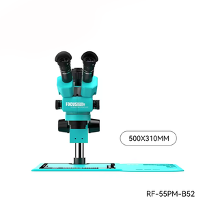 Microscopio Trinocular de silicona con almohadilla de silicona 6555PRO MAX 6.5X-55X, microscopio de vídeo de Campo Grande, lupa, joyería, Chip IC - Product Image 5