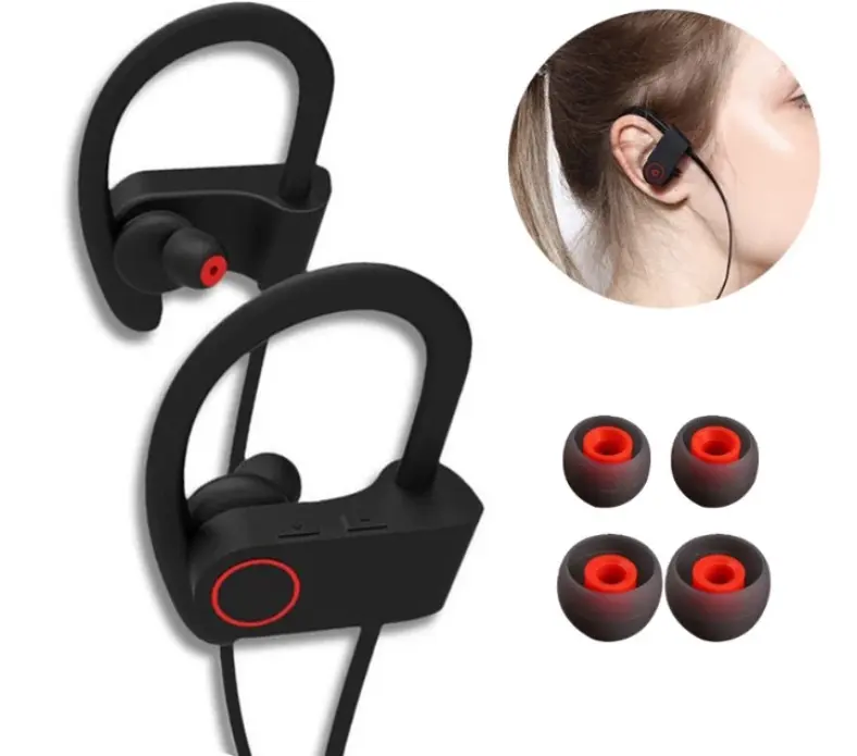 Tai Nghe Bluetooth Thể Thao Bán Chạy 2022 Tai Nghe Không Dây Màu Đỏ Đen U8 Có Móc Tai Tai Nghe Rảnh Tay Không Dây Tất Cả Tai Nghe Thông Minh