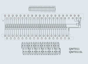QMT011SL Terminal Block <strong>Module</strong> 32 Bit PLC <strong>Input</strong> and <strong>Output</strong> <strong>Module</strong> with Light Adapter Terminal Block PLC <strong>Relay</strong> Terminal Station - Product Image 5