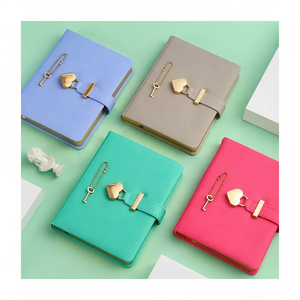 Hot Sale Multiple Colour B6 Note Book Custom Memo Note Pad Journal <strong>With</strong> <strong>Lock</strong> and Key - Product Image 1