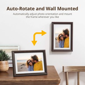 Shenzhen fabrika büyük stok Frameo 10.1 "dokunmatik ekran duvara monte Wifi bulut dijital resim çerçeveleri - Product Image 2