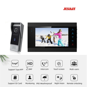 2/4 Wire 2-Way Audio and 7'' <strong>Intercom</strong> Support <strong>Motion</strong> <strong>Detection</strong> With Alarm Video Door Phone <strong>System</strong> for Villa - Product Image 4