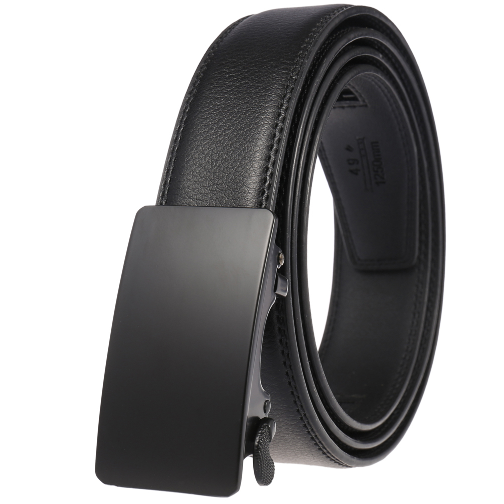 Boucle noire discrète + ceinture noire