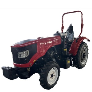 40hp 4wd 4x4热式拖拉机小型迷你农用轮式拖拉机，带前装载机和反铲装载机 - Product Image 2