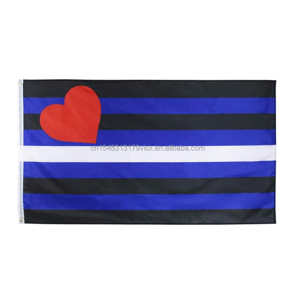 drapeau en cuir