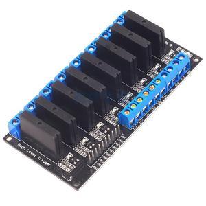 8ウェイソリッドステートリレーモジュール5V12V24V低レベルトリガーDC制御DCヒューズ250V2A - Product Image 1