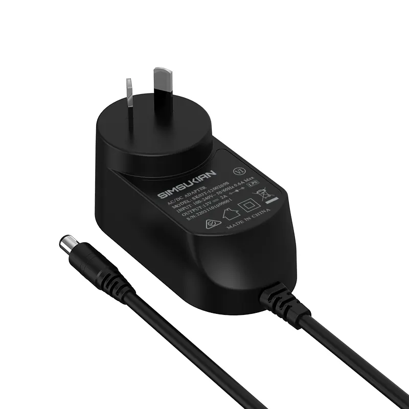 Adaptador australiano 1n1 plug 5v1a 5v 6v 9v 12v 2a 3a ac dc adaptador de alimentação de saída do fio tanix au plug