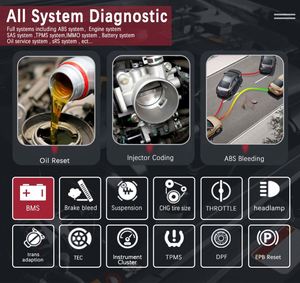 XTOOL D7 OBD2自動車用全システム診断ツールコードリーダーキープログラマー26個のリセット機能を備えた自動Vinアクティブテスト - Product Image 6
