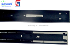 GOOD & E-Shining Teleskopkanal-Schubladen führung 35mm Industrial 3-fach Voll auszug Soft Close Kugellager Schubladen führungen - Product Image 6