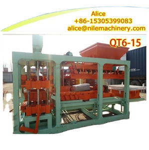 SHENGYA QT6-15 Concrete <strong>Block</strong> Making <strong>Machine</strong> for Soil Brick Making Forming <strong>Machine</strong> - Product Image 2