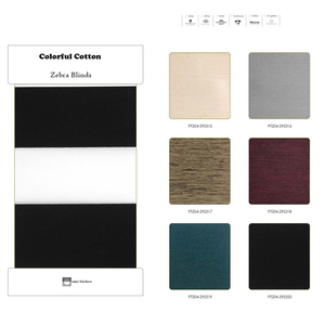 Tende a Rullo Motorizzate Zebra Oscuranti Compatibili con <span class=keywords><strong>Alexa</strong></span>, con Telecomando, Tessuto Jacquard Semioscurante - Product Image 4