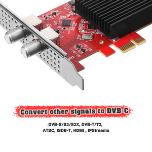 DVB-C TBS6032 16 QAM PCIe CARD โมดูเลเตอร์ DVB-C ขั้นสูงการ์ด PCIe พร้อมเอาต์พุต16ความถี่สำหรับการถ่ายทอดสดช่องสตรีมมิ่ง IPTV - Product Image 5