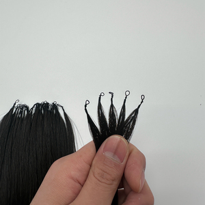 Unbehandelte Natürliche Geflochtene Echthaar-<span class=keywords><strong>Extensions</strong></span> H6 6D Cuticle Aligned Jungfräuliche Echthaar-Verlängerungen - Product Image 1