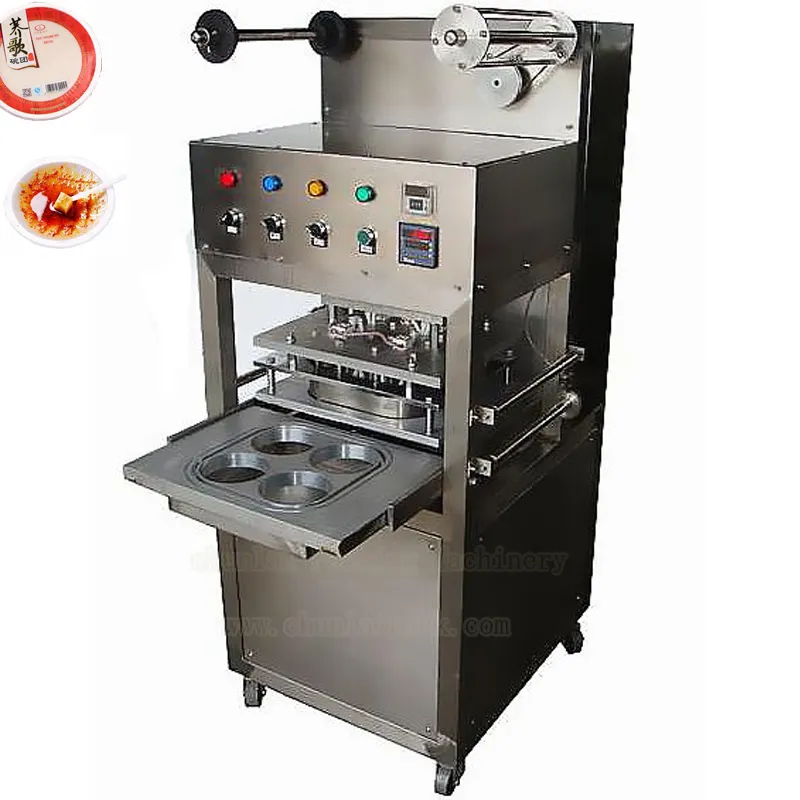 KIS-4 vacuum with nitrogen cup sealing machine