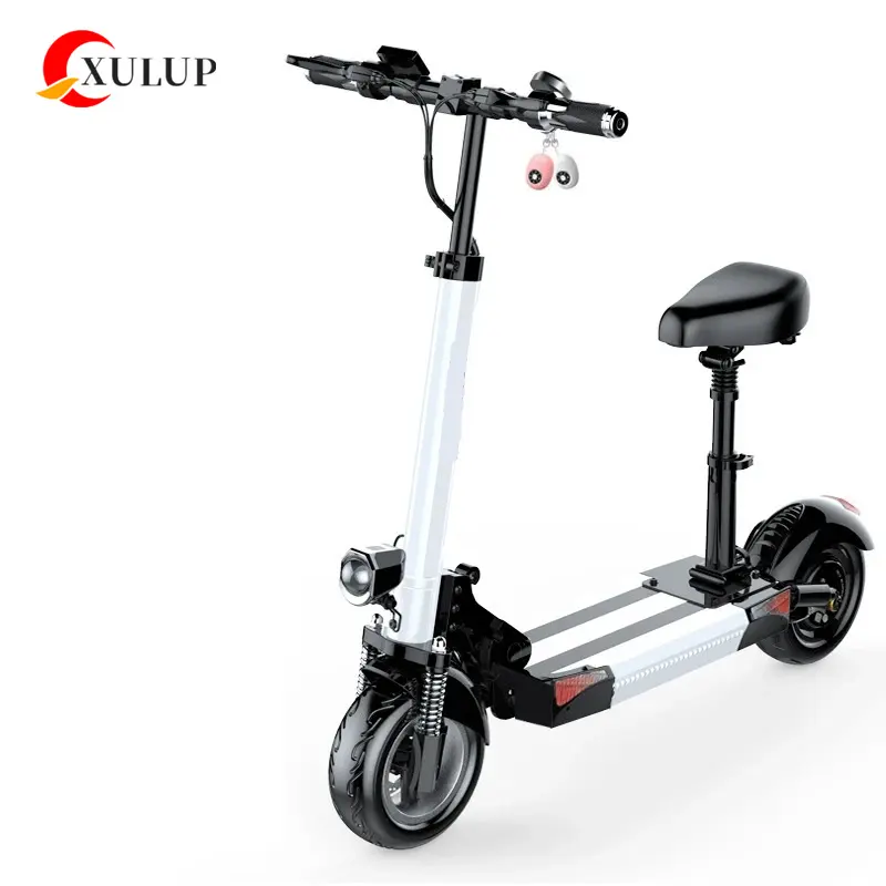 سكوتر كهربائي من XULUP موديل Q19 دراجة كهربائية مزودة بشاشة عرض وقوة 500 وات وتعليق مزدوج