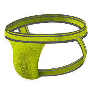 Heren 3Cm Tailleband Gestreepte Zijbanden Jockstrap Sexy Beer Heren Ondergoed Lage Taille Ademende Katoen Sexy Homo Mannen Jockstrap - Product Image 5