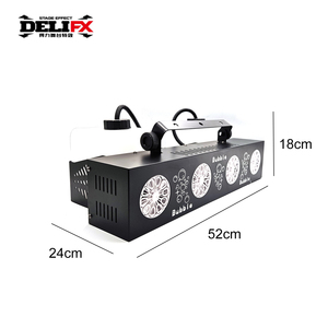 DELIFX Máquina de burbujas colgante de 4 cabezales con control remoto de alto rendimiento y control DMX Dispositivo de burbujas colgante ultraeficiente para uso en eventos - Product Image 2