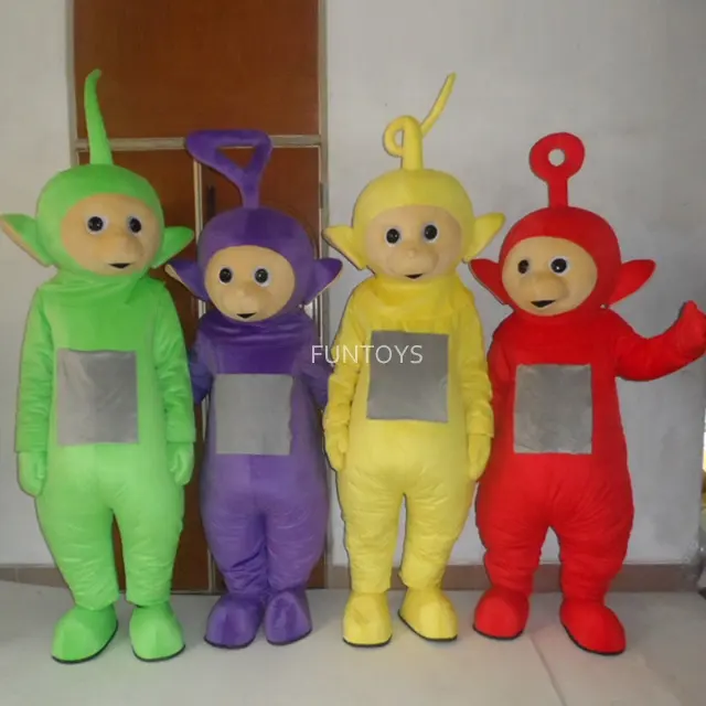 Funtoys CE Cute The Red ชุดมาสคอต Teletubbies,ชุดรื่นเริงสำหรับผู้ใหญ่