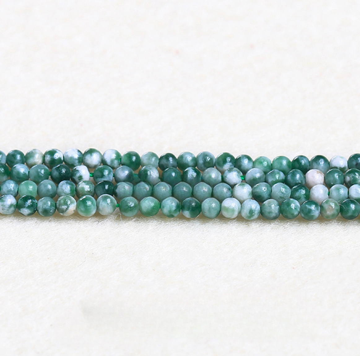 natural green point stone