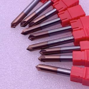 4F Tungsten Steel Solid Carbide Chamfering Endmill <strong>Chamfer</strong> Milling Cutter 90 Degree <strong>Chamfer</strong> <strong>End</strong> <strong>Mill</strong> for Steel HRC55