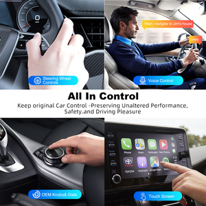 JMC 3-in-1 Kabelloses CarPlay <span class=keywords><strong>Android</strong></span> Auto AI <span class=keywords><strong>BOX</strong></span> mit Youtube Netflix Spotify Google Play Store für OEM-Fahrzeuge zur Umwandlung in Kabelloses CarPlay - Product Image 2
