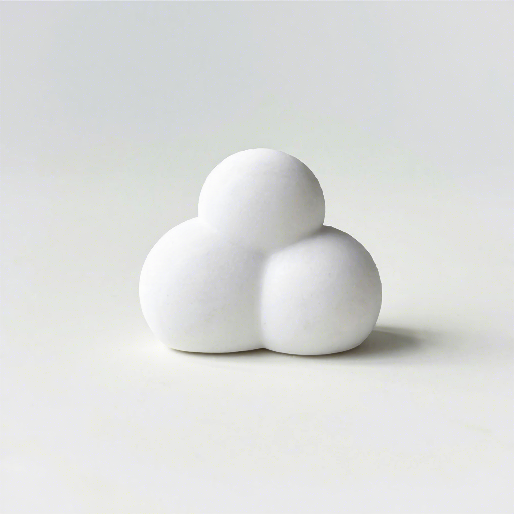 3d small white cloud