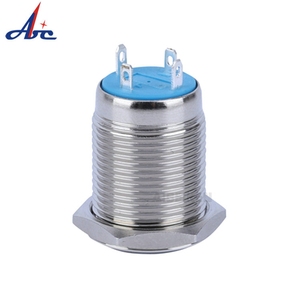 LED in metallo illuminato interruttore a pulsante 12V 24V per sistemi di controllo 4pin pulsante - Product Image 4