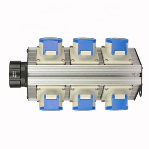 JOYRAY 6 Way Power Distribution Box <strong>Input</strong> 19Pin Socapex Male <strong>Output</strong> 6pcs 16A Sockets CEE Stage Power <strong>Distributor</strong> - Product Image 4