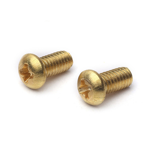 Hot-selling High Quality Brass Bolt Cross-groove Copper Bolt Round Head Mushroom Head Machine Bolt