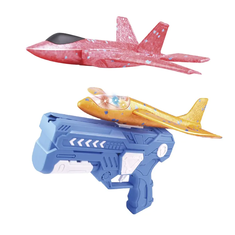 Giocattoli all'aperto divertenti giocattoli del gioco di volo della pistola dell'aereo della schiuma di espulsione all'ingrosso