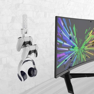 Xbox/PS5/PS4/PS3/Nintendoスイッチゲームアクセサリー収納スタンドホルダー用コントローラーリモートヘッドセットウォールマウントブラケットホルダー - Product Image 3