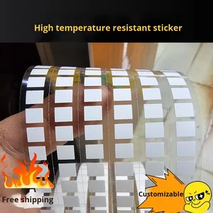Free Shipping Label Factory High Temperature Resistant PET Circuit Board QR Code Printing Matte Silver Sticker for <strong>Fixed</strong> <strong>Asset</strong> - Product Image 1