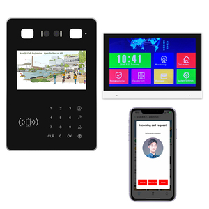 Thinmoo, pantalla de 7 pulgadas, cable Ethernet/WiFi /4G, videoportero con reconocimiento facial, sistema de control de acceso a la puerta del apartamento - Product Image 1