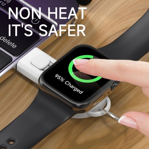 Mini Portable Magnetic Wireless Charger for <strong>Apple</strong> Watch 9 8 7 6 5 <strong>4</strong> <strong>SE</strong> 3 USB C Charging for IWatch Type-C Travel Watch Chargers - Product Image 5