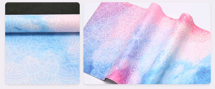 Estera de Yoga de gamuza-colorido