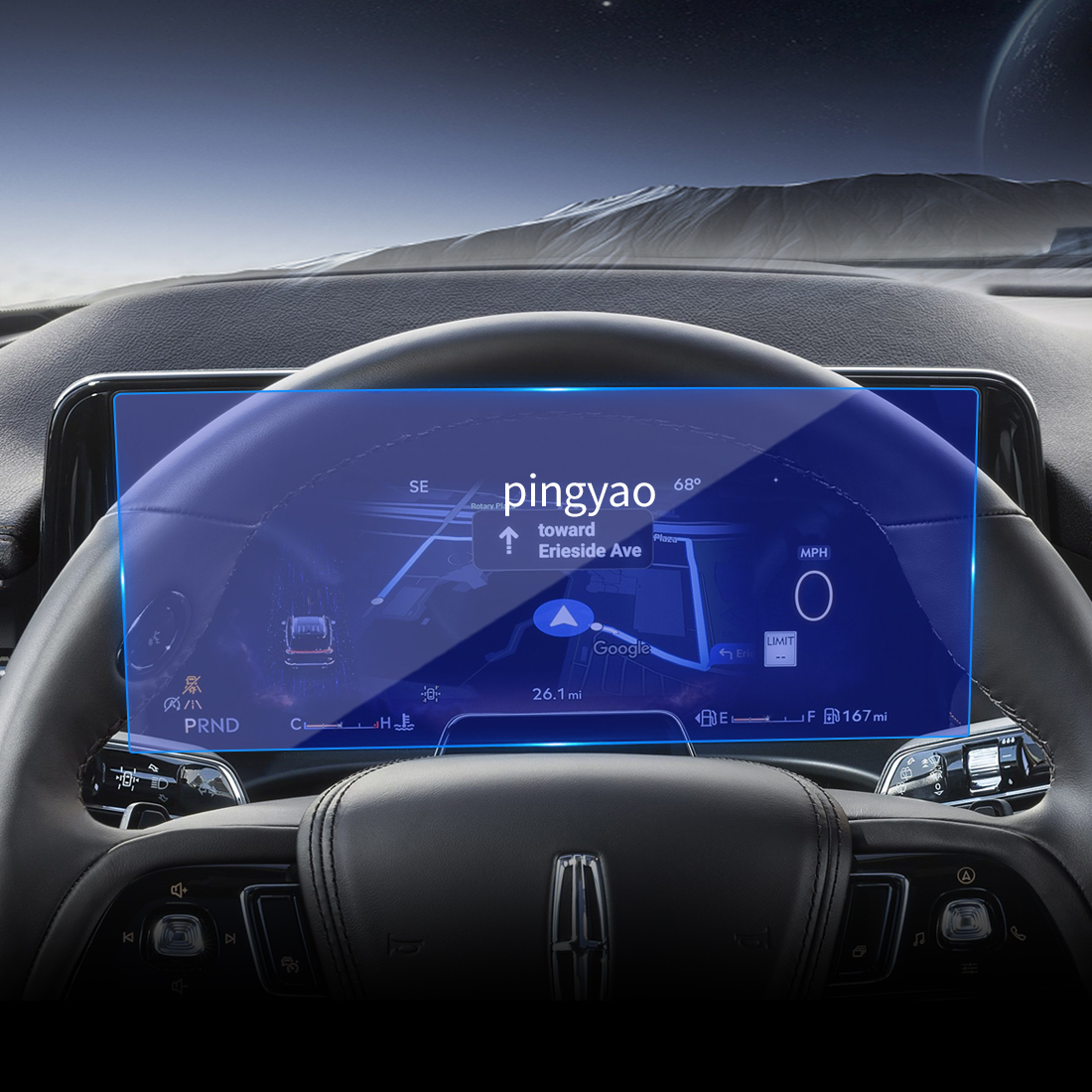 For 26 Aviator Blue Dash